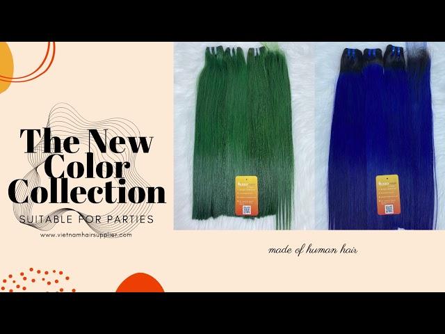 The New Color Collection from Sunny Hair Vietnam #sunnyhairvietnam #hairextension #wigmanufacturer