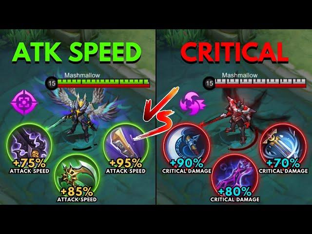 Argus Attack Speed Build vs Argus Critical Build