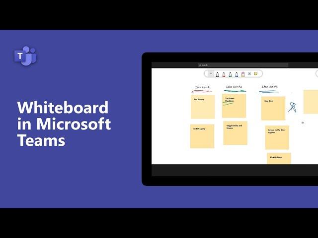 How to use Whiteboard in Microsoft Teams