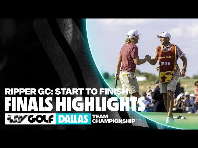 START TO FINISH: Ripper GC Wins LIV Golf Dallas Team Championship