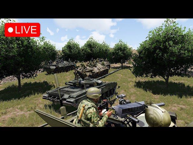 Dozens of Russian Combat Vehicles Destroyed by Ukrainian Troops - Arma 3