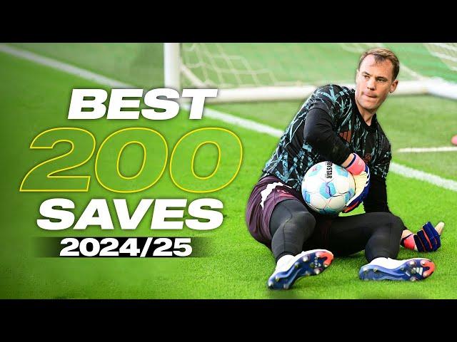 Best 200 Goalkeeper Saves in Football 2024/25 | HD