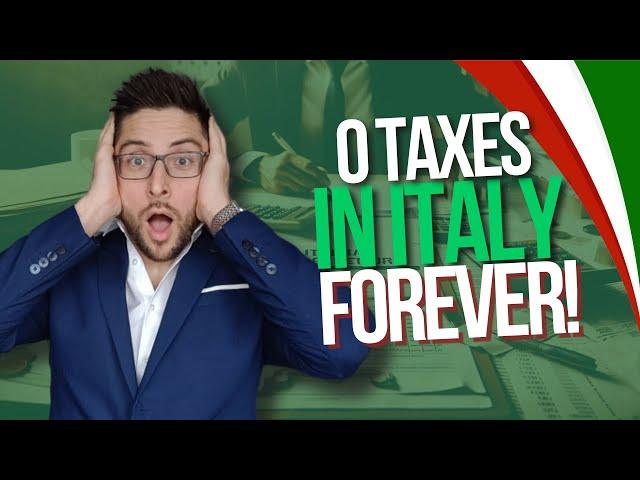 Pay 0 TAXES Forever in Italy with THIS Method