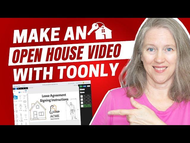 Make an Animated Open House Promo with Toonly