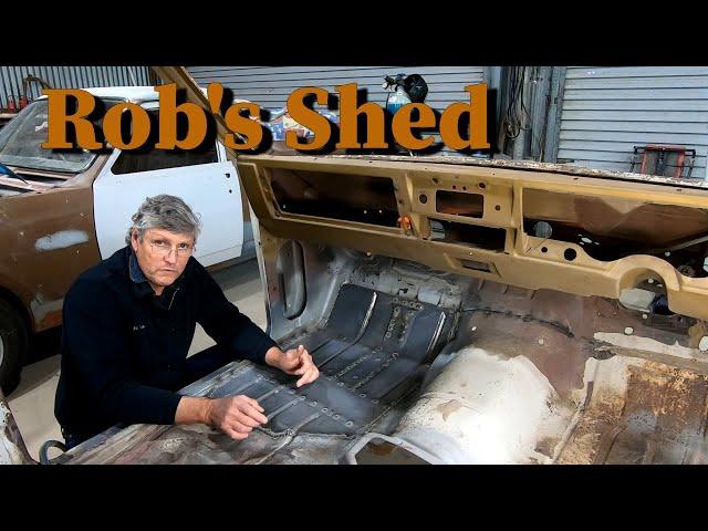 1970 White HG ute floor pan rust repair