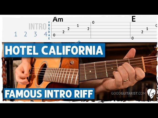 Learn The Famous Intro To "Hotel California" - The Easy Way