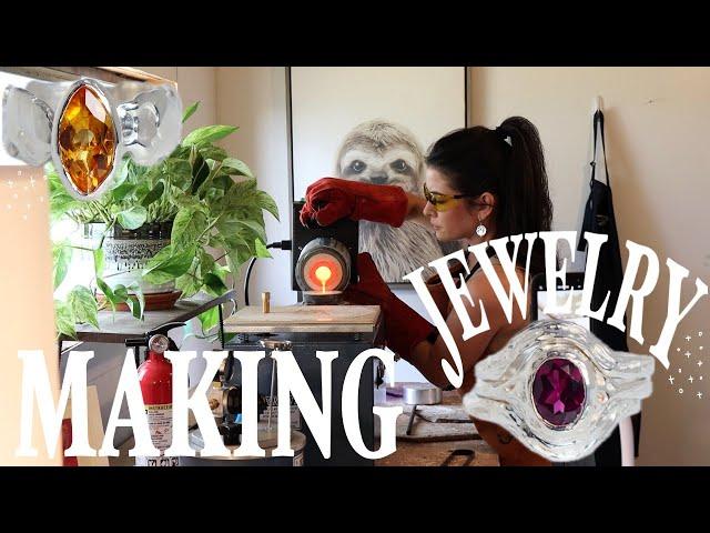 Studio Vlog #16 | Small Jewelry Business | How I Make My Jewelry  