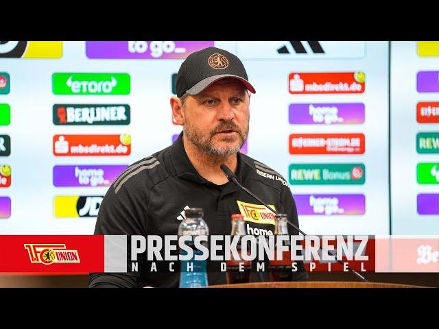 "Die zweite Halbzeit nehmen wir mit!" | Pressekonferenz nach dem Spiel | 1.FC Union Berlin