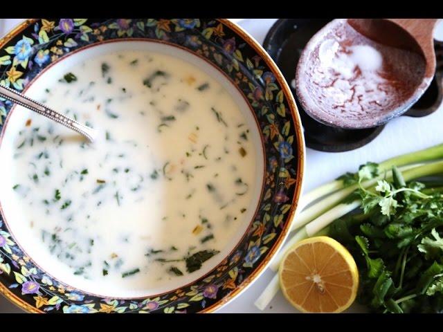 Armenian Yogurt Soup Spas Recipe - Սպաս - Heghineh Cooking Show