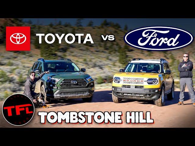 Ford Bronco Sport vs Toyota RAV4 TRD Off-Road: One Of These Cars Is Much Better In The Dirt!