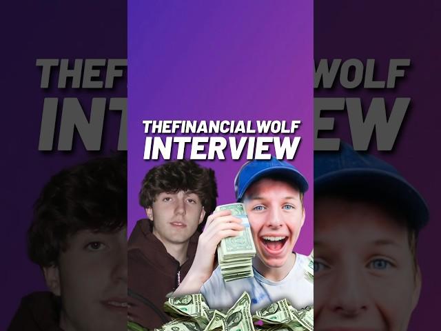 THE FINANCAL WOLF INTERVIEW #shorts