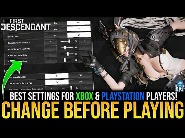 CHANGE THESE BEFORE PLAYING The First Descendant / Best Settings For Console Players / Xbox & PS