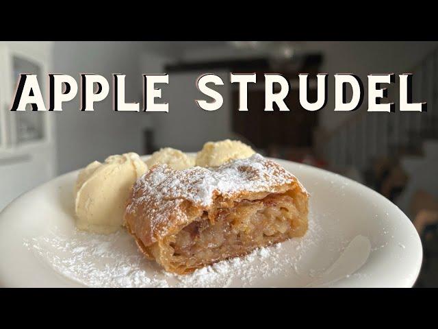 BEST APPLE STRUDEL RECIPE | How to Make Traditional Slovenian Apple Strudel ️ Jabolčni Štrudelj