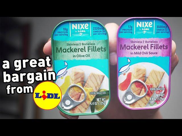 Canned mackerel worth stocking up on