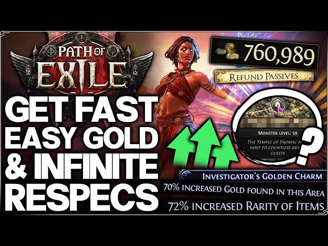 Path of Exile 2 - Do THIS Now - How to Get LOTS of Gold Fast & Respec Easy - Best Farm Guide Tricks!