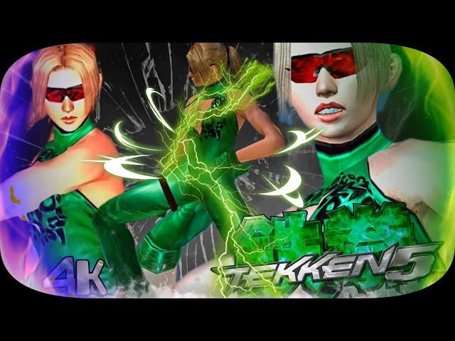 Nina ( Green Shooter Outfit ) Ultra Hard Tekken 5 Remastered UHD 4K 60 FPS