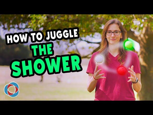 Learn to juggle 'THE SHOWER' - Intermediate Tutorial