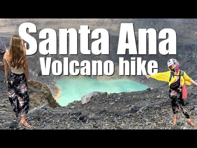 Hiking the Santa Ana Volcano and a trip to the Coatepeque Lake | Solo backpacking El Salvador 