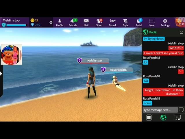 The Avakin Girl & The Titanic Imagination