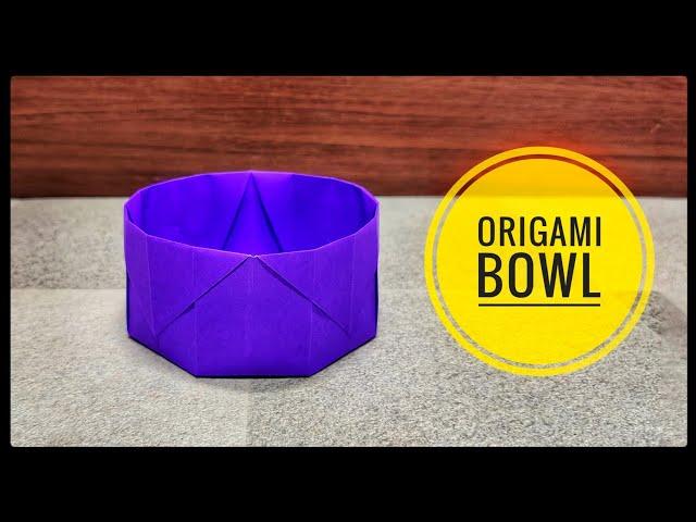 Origami Bowl | Origami Box | Origami tutorial | Paper craft