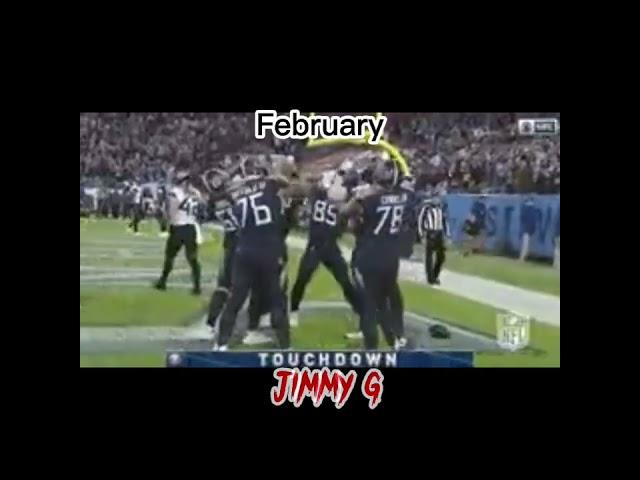 Your birth month your touchdown celebration pt 1