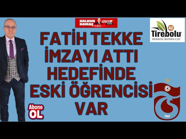 Trabzonspor'da Fatih Tekke göreve başladı, taşlar yerinden oynadı