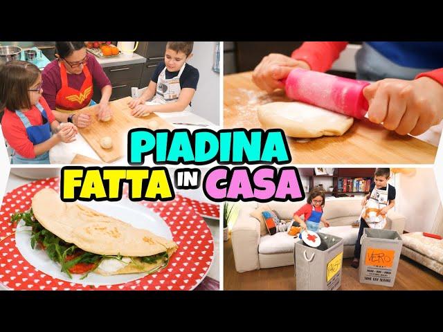 FACCIAMO LA PIADINA IN CASA: Ricetta Facile e Gioco Famiglia GBR