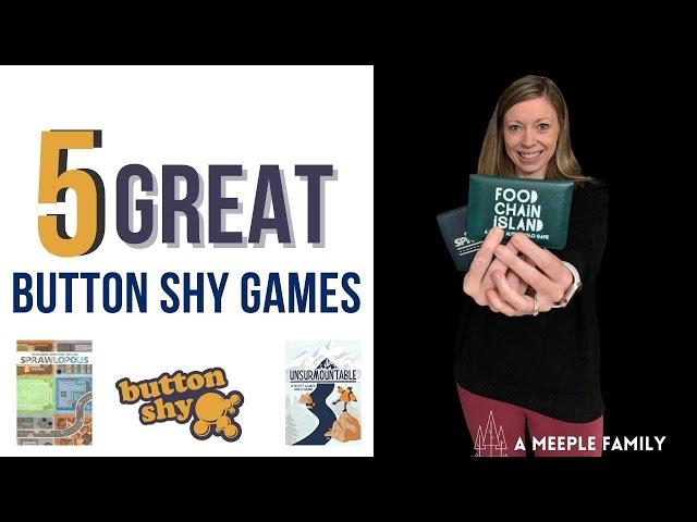 5 AMAZING Button Shy Wallet Games | Solo Games | Card Games | Wallet Games