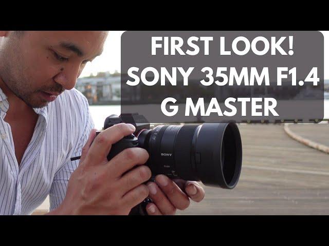 FIRST LOOK! SONY 35MM F1.4 G MASTER LENS | JOHN SISON