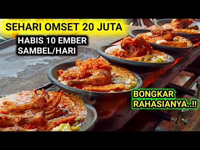 CUMA JUALAN SAMBAL OMSET NGALAHIN GAJI DPR!! HABIS 10 EMBER BESAR SAMBAL/HARI OMSET 600 JUTA/BLN!!