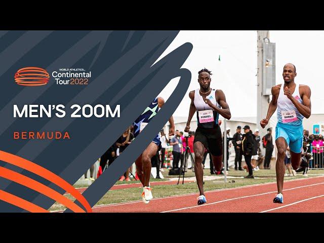 Gardiner beats Richards in 200m showdown in Bermuda | Continental Tour Gold 2022