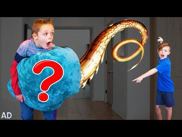 Kade Sneaks a Secret Pet into the House!  Kids Fun TV & Aqua Dragons