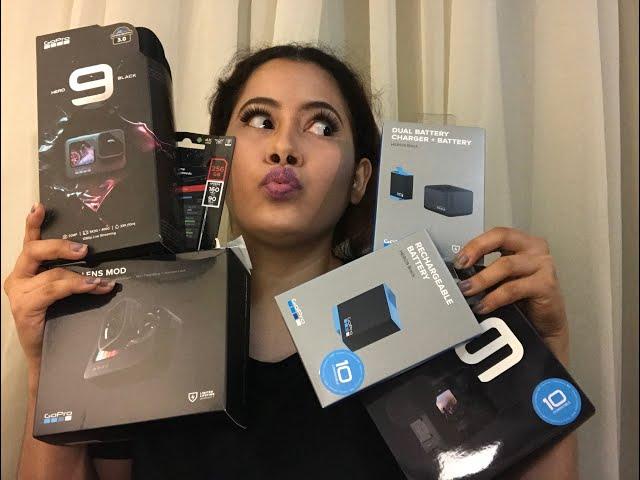 GoPro Hero 9 Black Unboxing en Español - Costo de Camara y MÁS accesorios. ∎ Katherinne Rizo YT