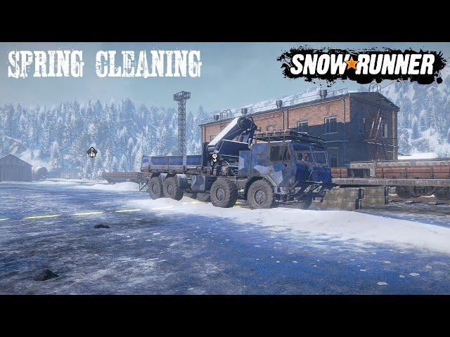 Spring Cleaning Warehouse Opening In Chernokamensk Amur Russia Snowrunner Phase 4 DLC Gameplay