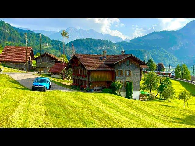 Switzerland Village Tour | Lungern _ Most beautiful Village In SWITZERLAND