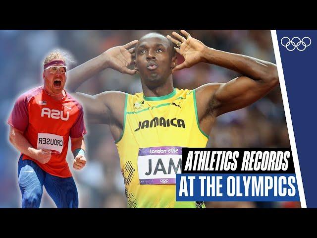  Legendary Performances  EVERY Athletics Men's Olympic Record!