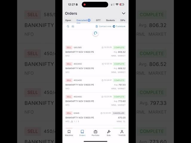 Sensibull Verified PNL Posted on my X account. Join WhatsApp channel.