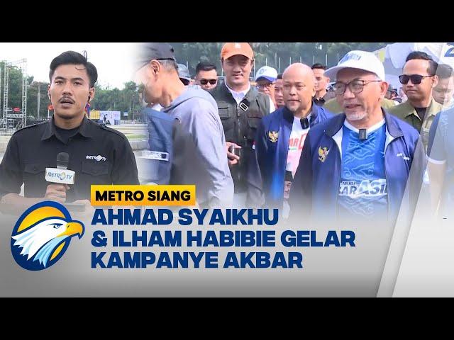 Ahmad Syaikhu & Ilham Habibie Gelar Kampanye Akbar di Lapangan Tegallega - [METRO SIANG]