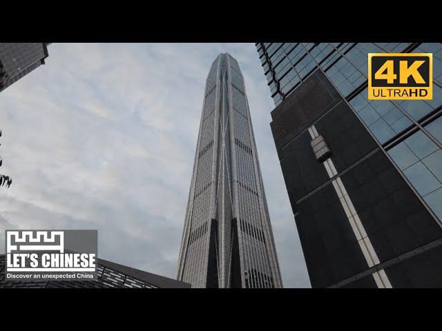 China Walking Tour | Shenzhen Ping An Finance Center | 5th tallest building in the world【4K, 60fps】