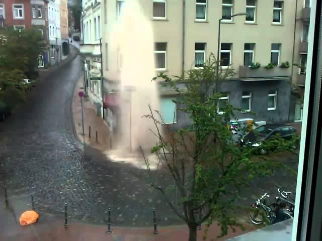 Wasserkur, Hydrotherapie, Aachen, Burtscheid, Quellen, Hydrant, Fontäne