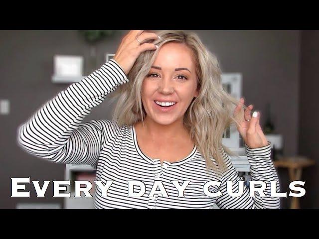 Every Day Curls | EASY HAIR TUTORIAL | Cass Schroeder