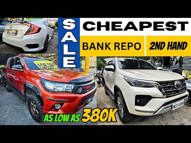 BILIHAN NG MURANG REPOSSESSED CARS UP TO 50% OFF (PICK-UP, SUV, VAN) | CHEAPEST REPO CARS IN MARKET