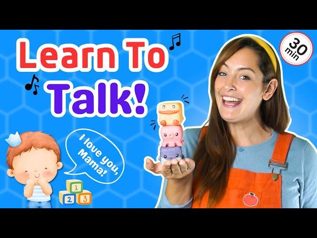 First Sentences For Toddlers | Wheels On The Bus | Play & Learn to Talk | BSL Baby Learning Video