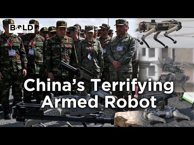 "China’s Terrifying Armed Robot Dogs | Military Tech Revolution 2024" #robot #china #technology #usa