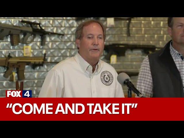 Texas AG Ken Paxton sues Biden Administration over  'gun show loophole' closure