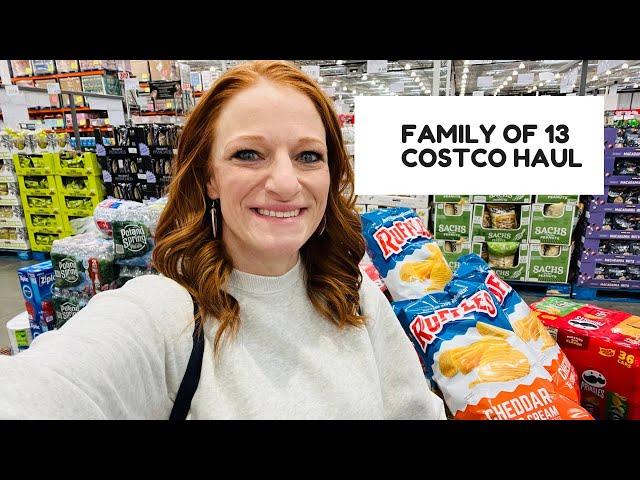 FAMILY OF 13 COSTCO HAUL