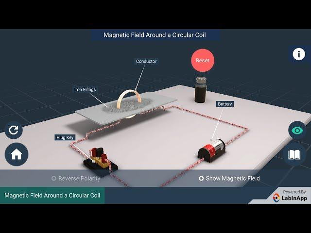 Magnetic Field Due to a Current Through a Circular Loop