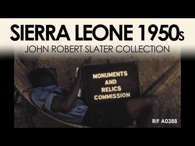 Archive footage of Sierra Leone in the 1950s | 8mm home movie film | A0388