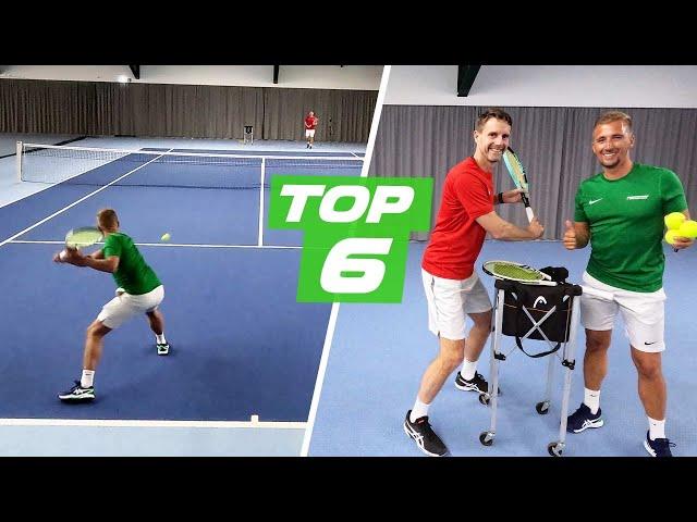 TOP 6 Tennis Backhand Drills For Advanced Players  More Consistency With THESE Drills