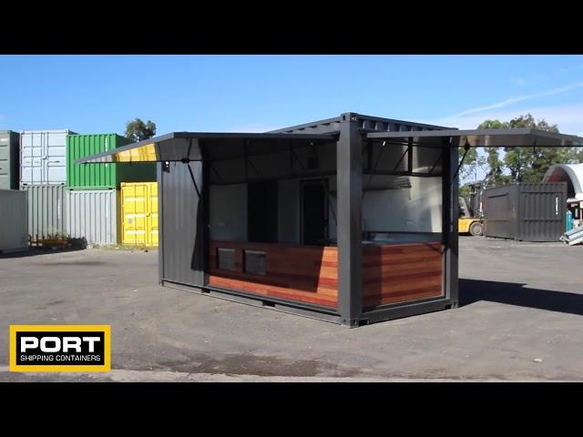 20ft Shipping Container Cafe - Port Shipping Containers